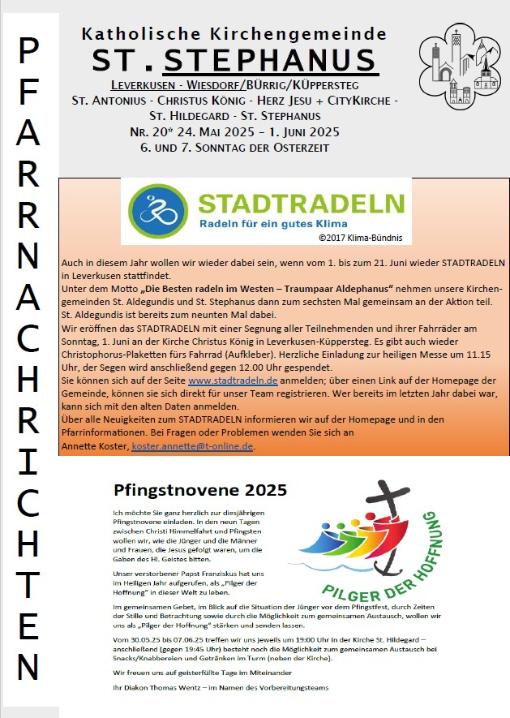 Titel Pfarrnachrichten 24-05-01-06-2025