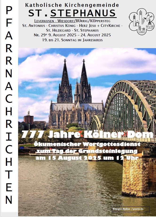 Titel Pfarrnachrichten 250809