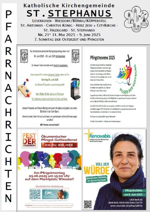 Titel Pfarrnachrichten 31.05. 09.06.2025