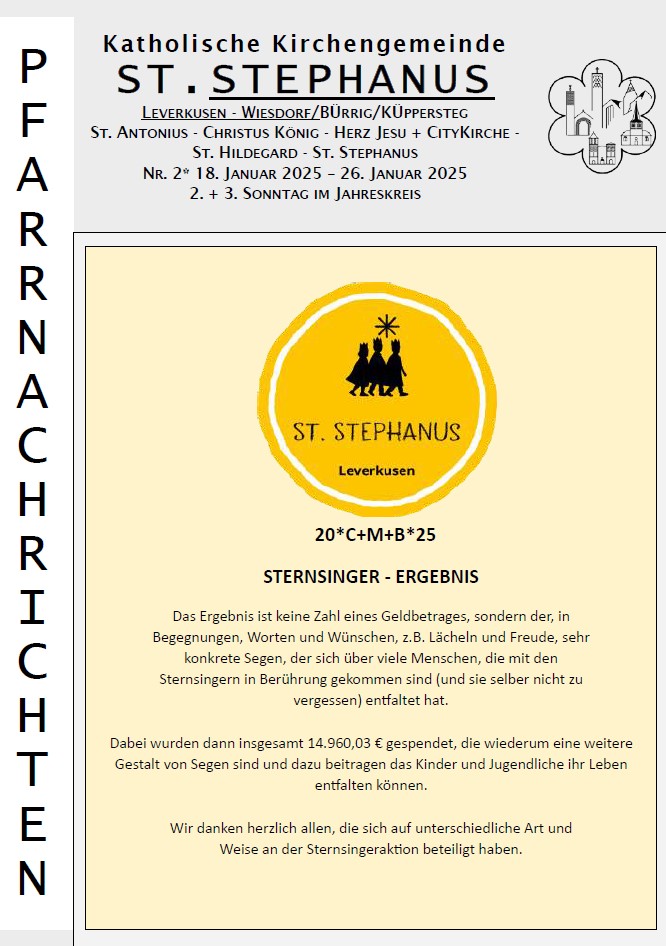 Titel Pfarrnachrichten Stephanus 250116