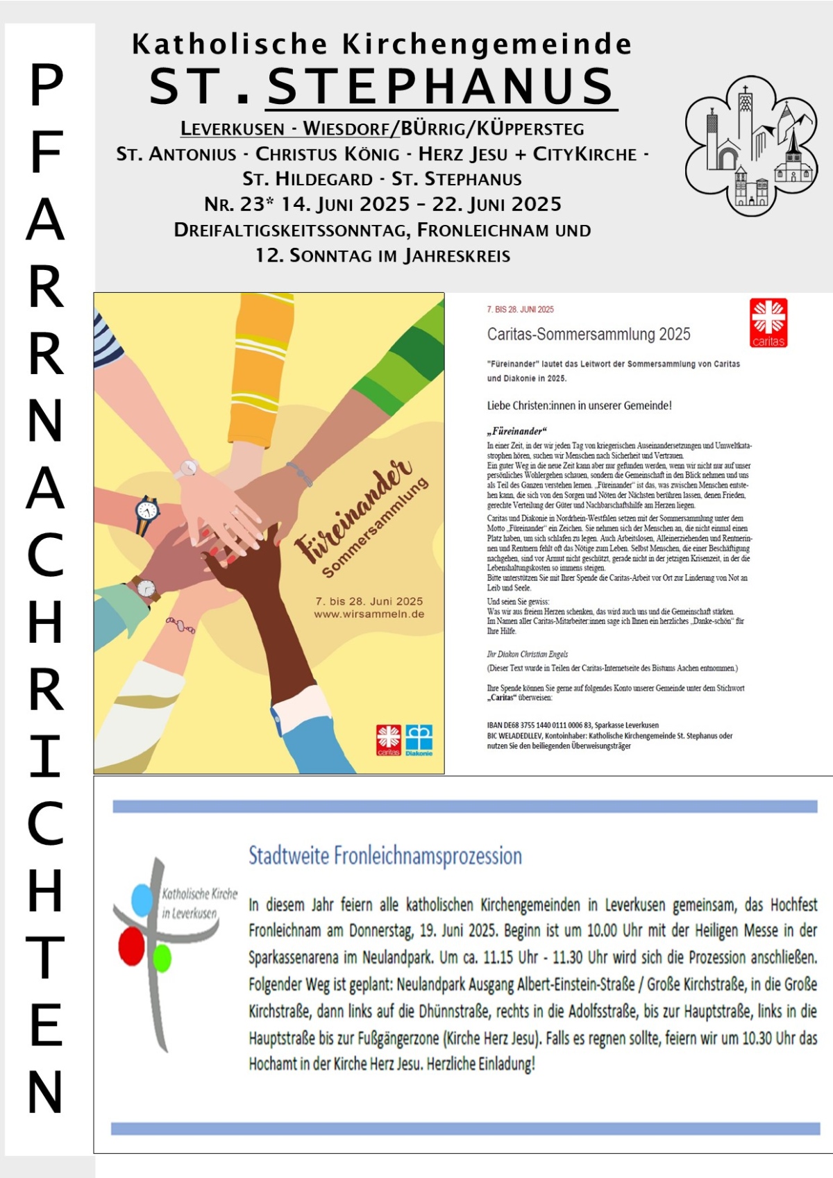 Titel Pfarrnachrichten Stephanus
