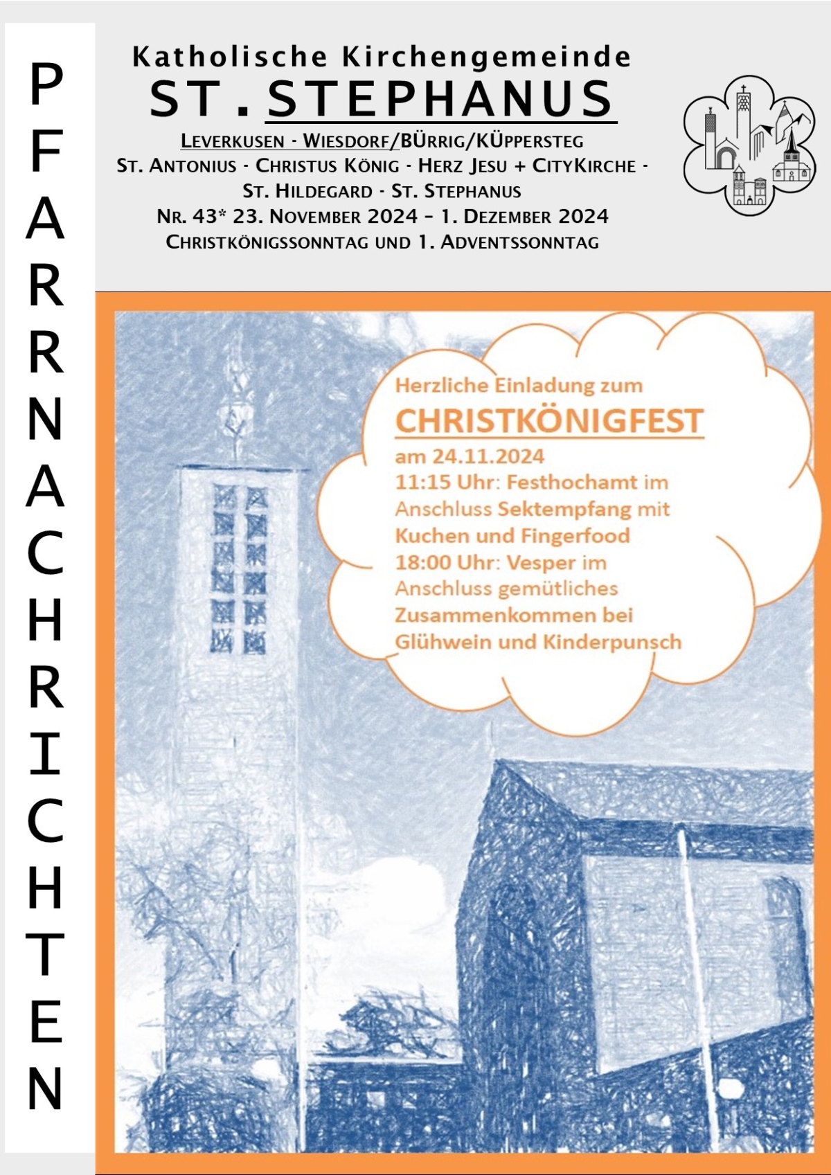 Titel Pfarrnachrichten Stephanus 23-11-01-12-2024